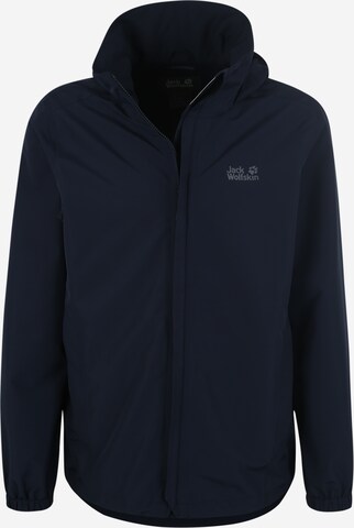 JACK WOLFSKIN Outdoorjas 'Stormy Point' in Blauw: voorkant