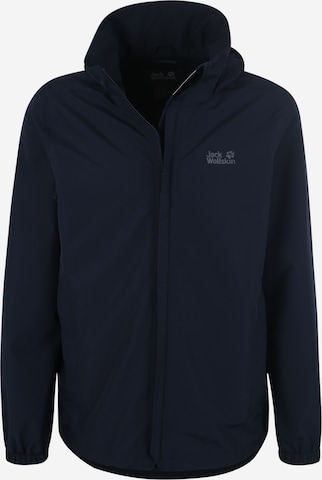 JACK WOLFSKIN Outdoor jacket 'Stormy Point' in Blue: front