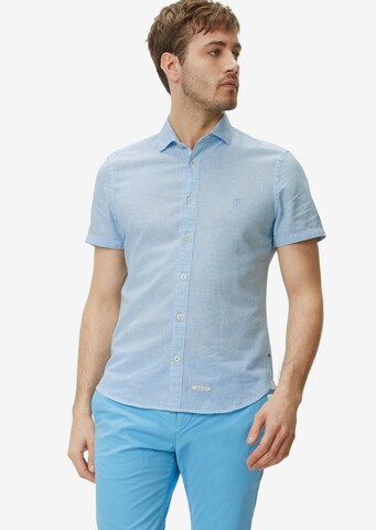 Marc O'Polo Regular Fit Hemd in Blau: predná strana