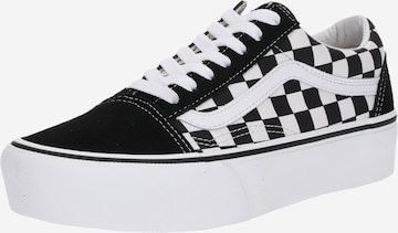 Sneaker bassa 'Old Skool Platform' di VANS in nero: frontale