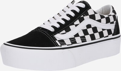 VANS Zemie brīvā laika apavi 'Old Skool Platform', krāsa - melns / balts, Preces skats