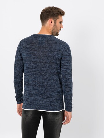 Key Largo - Pullover 'Alabama' em azul: atrás