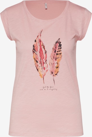 T-shirt ONLY en rose : devant