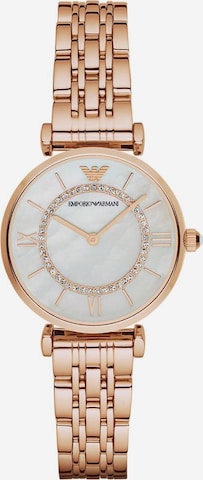 Emporio Armani Analog watch in Gold: front