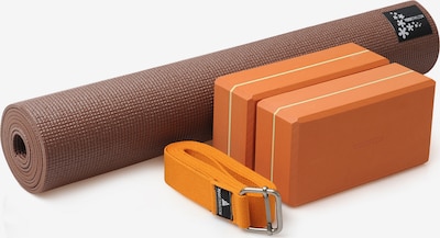 YOGISTAR.COM Yoga-set Kick It - Two in braun / orange / hellorange / schwarz / weiß, Produktansicht