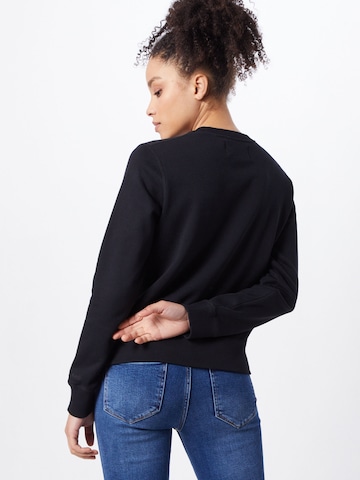 Calvin Klein Jeans - Sweatshirt em preto: atrás