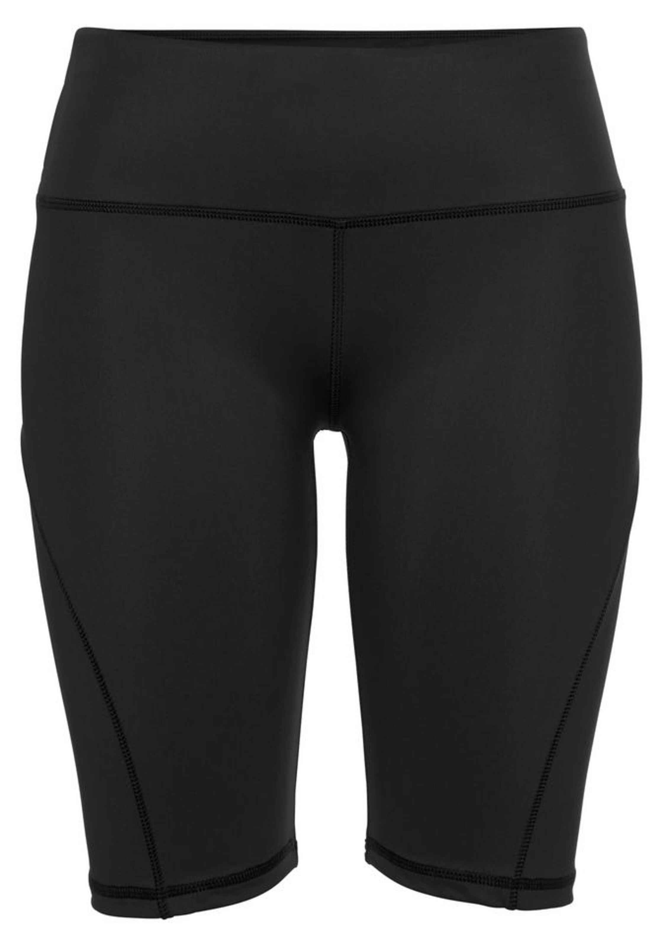 LASCANA ACTIVE Skinny Workout Pants in Black: front