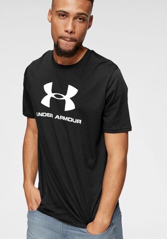 UNDER ARMOUR Regular Fit Sportshirt in Schwarz