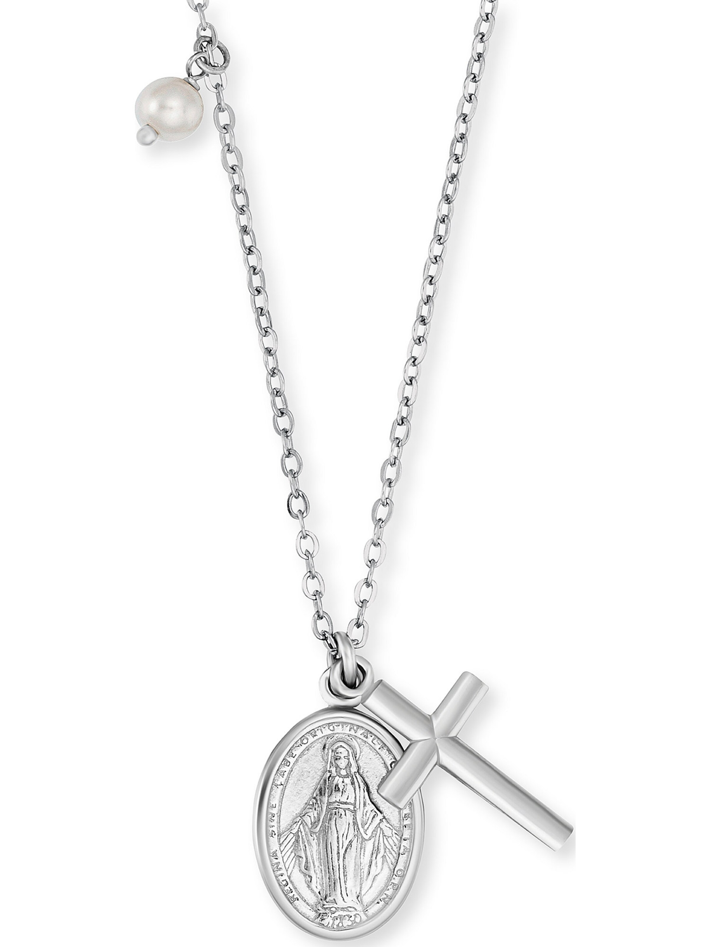 Engelsrufer Kette 'Maria' in Silber: Vorderseite