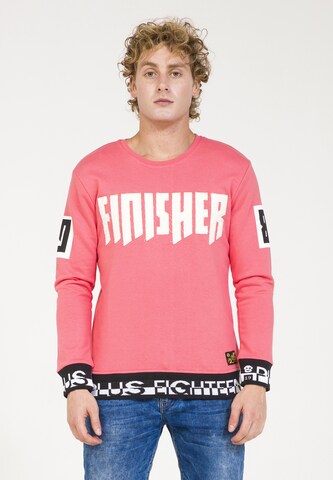 PLUS EIGHTEEN Sweatshirt in Pink: predná strana