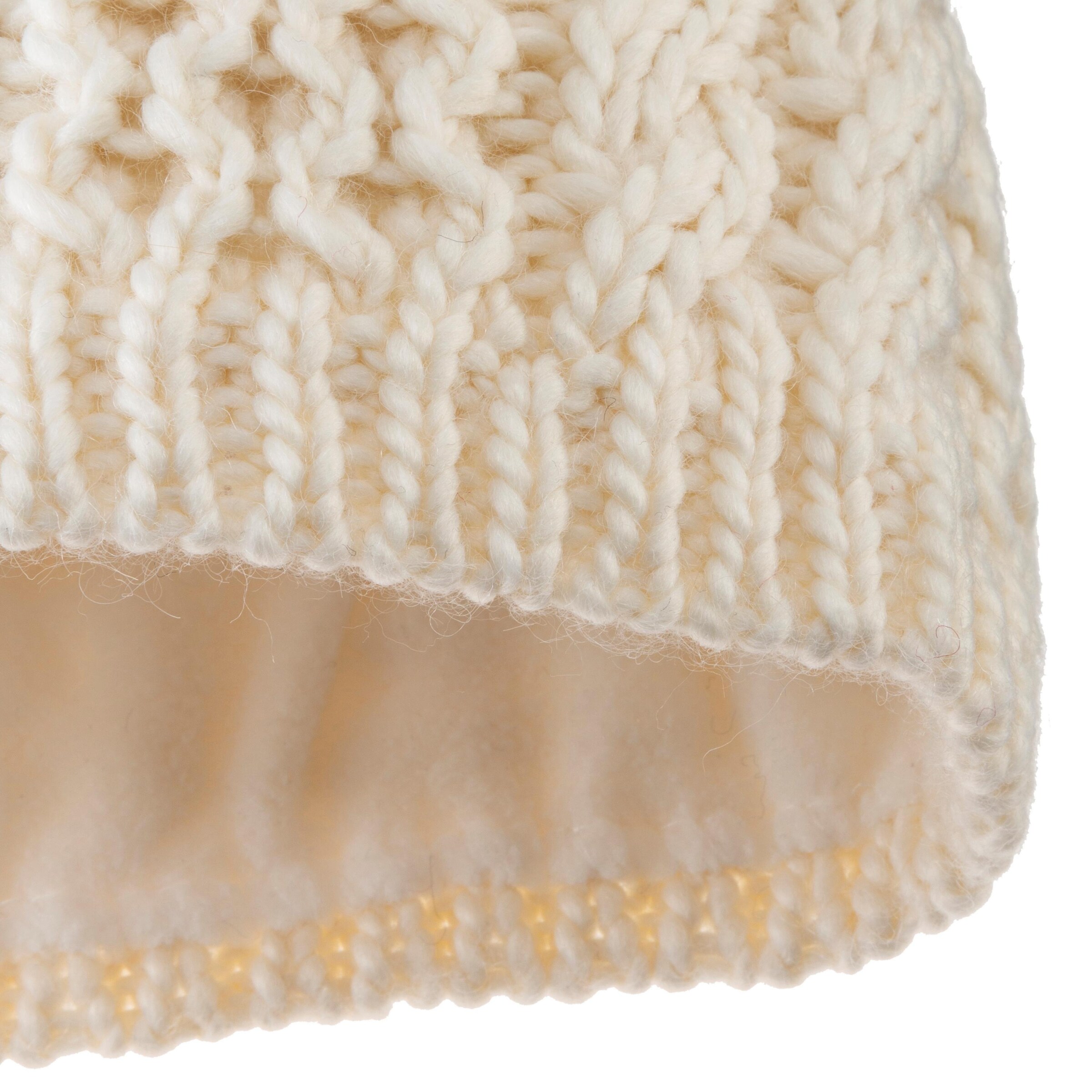 Eisbär Beanie 'Afra Pompon' in White