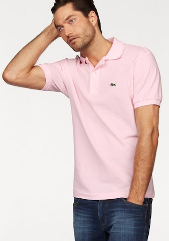 LACOSTE Regular fit T-shirt i rosa