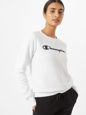 Champion Authentic Athletic Apparel Bluzka sportowa w kolorze biały: przód