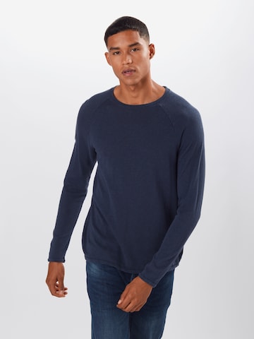 AMERICAN VINTAGE Regular Fit Bluser & t-shirts 'Sonoma' i blå: forside