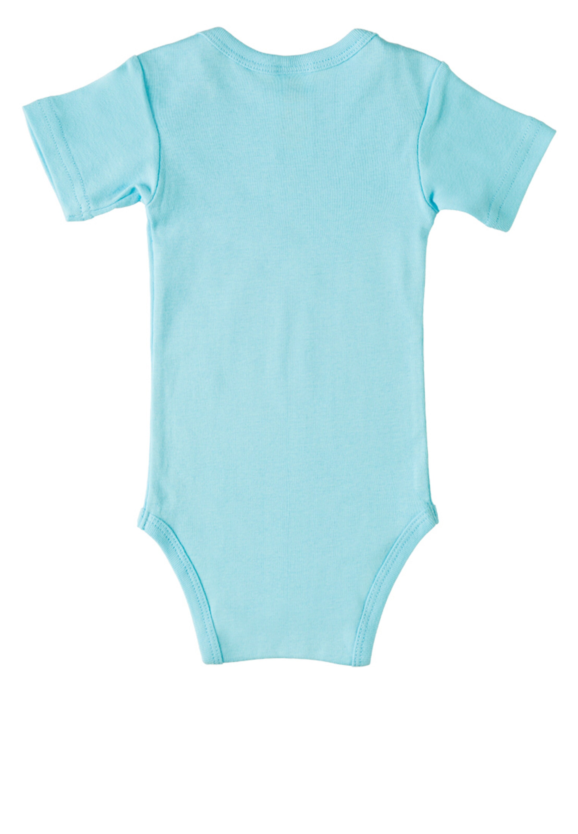 LOGOSHIRT Baby-Body 'Krümelmonster' in Blau