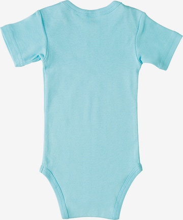 LOGOSHIRT Baby-Body 'Krümelmonster' in Blau