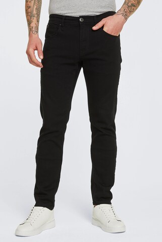 Harlem Soul Slim fit Jeans 'Cle-Ve' in Black: front