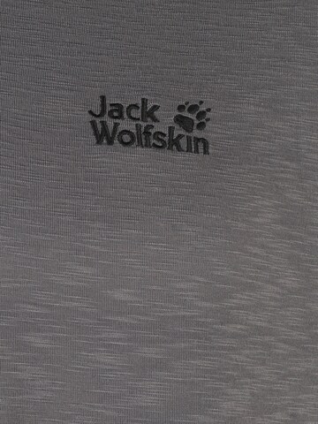 JACK WOLFSKIN Performance Shirt 'Travel' in Grey