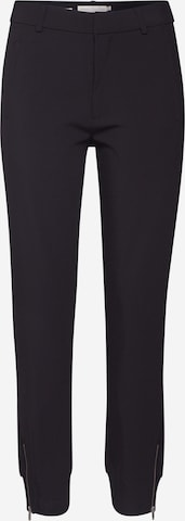 InWear רגיל מכנסיים 'Nica' בשחור: מלפנים