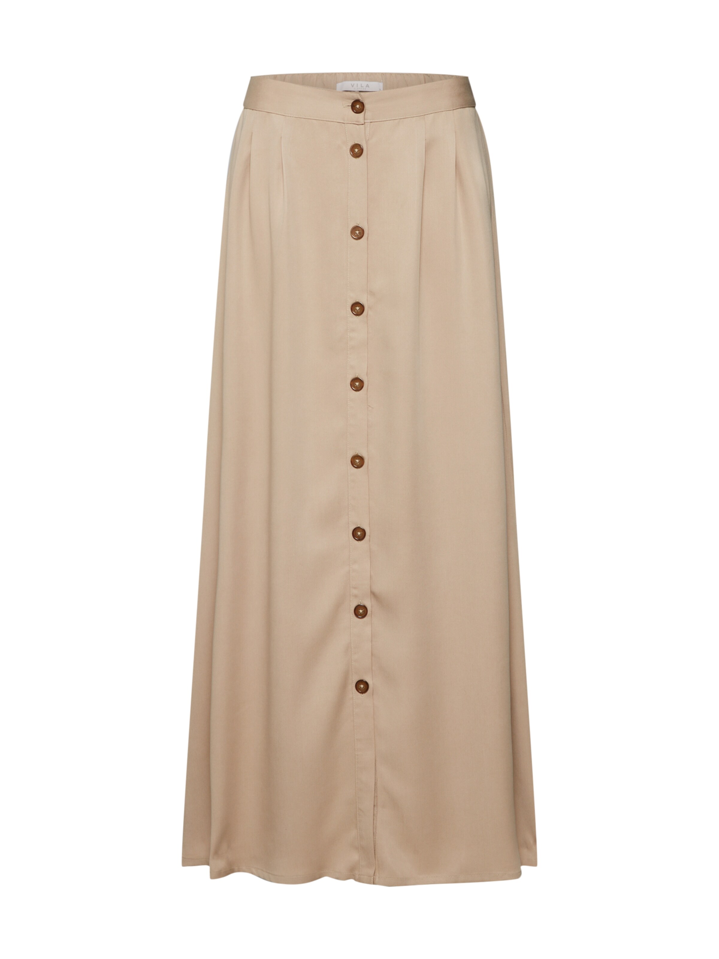 VILA - Rok 'VIGILIANA MAXI SKIRT' in de kleur Beige