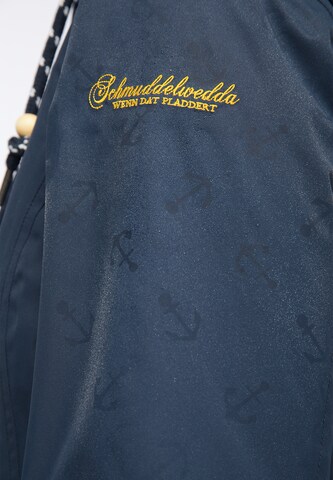 Schmuddelwedda Functionele jas in Blauw: voorkant