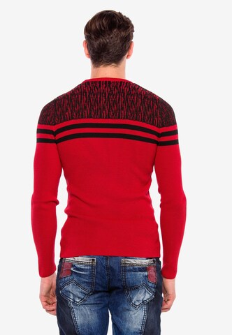 CIPO & BAXX Pullover in Rot