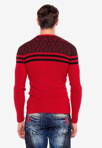 CIPO & BAXX Sweater in Red