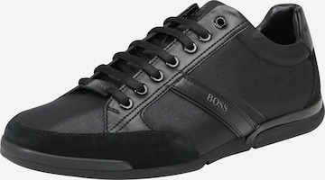 BOSS Orange Sneakers 'Saturn' in Black: front