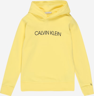 Calvin Klein Jeans Sudadera 'INSTITUTIONAL LOGO' en amarillo / negro, Vista del producto