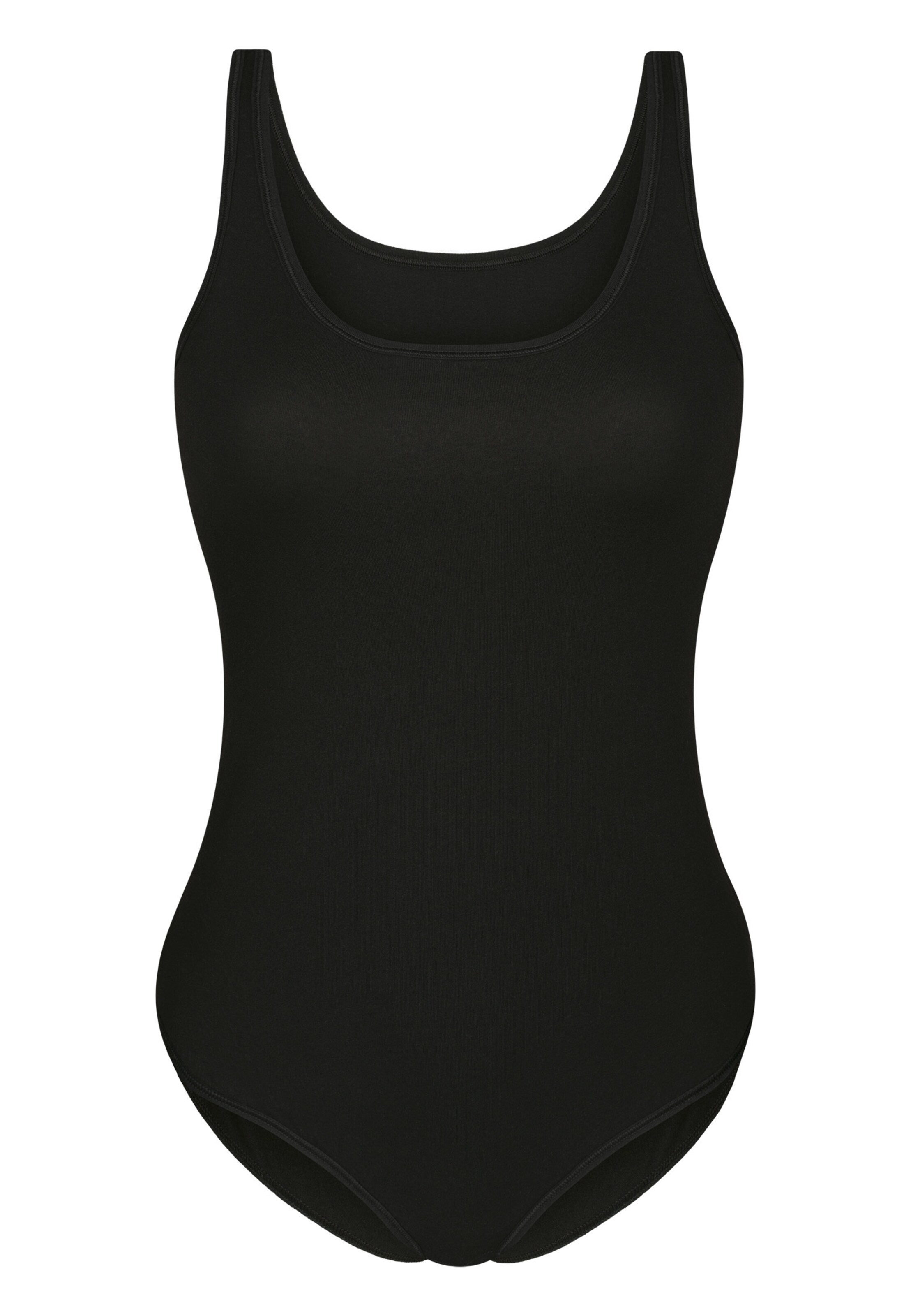 Shirtbody 'Casual Comfort' sassa en noir : devant