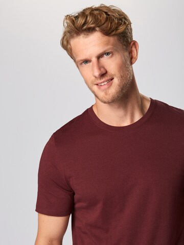 Slim fit Maglietta di JACK & JONES in rosso