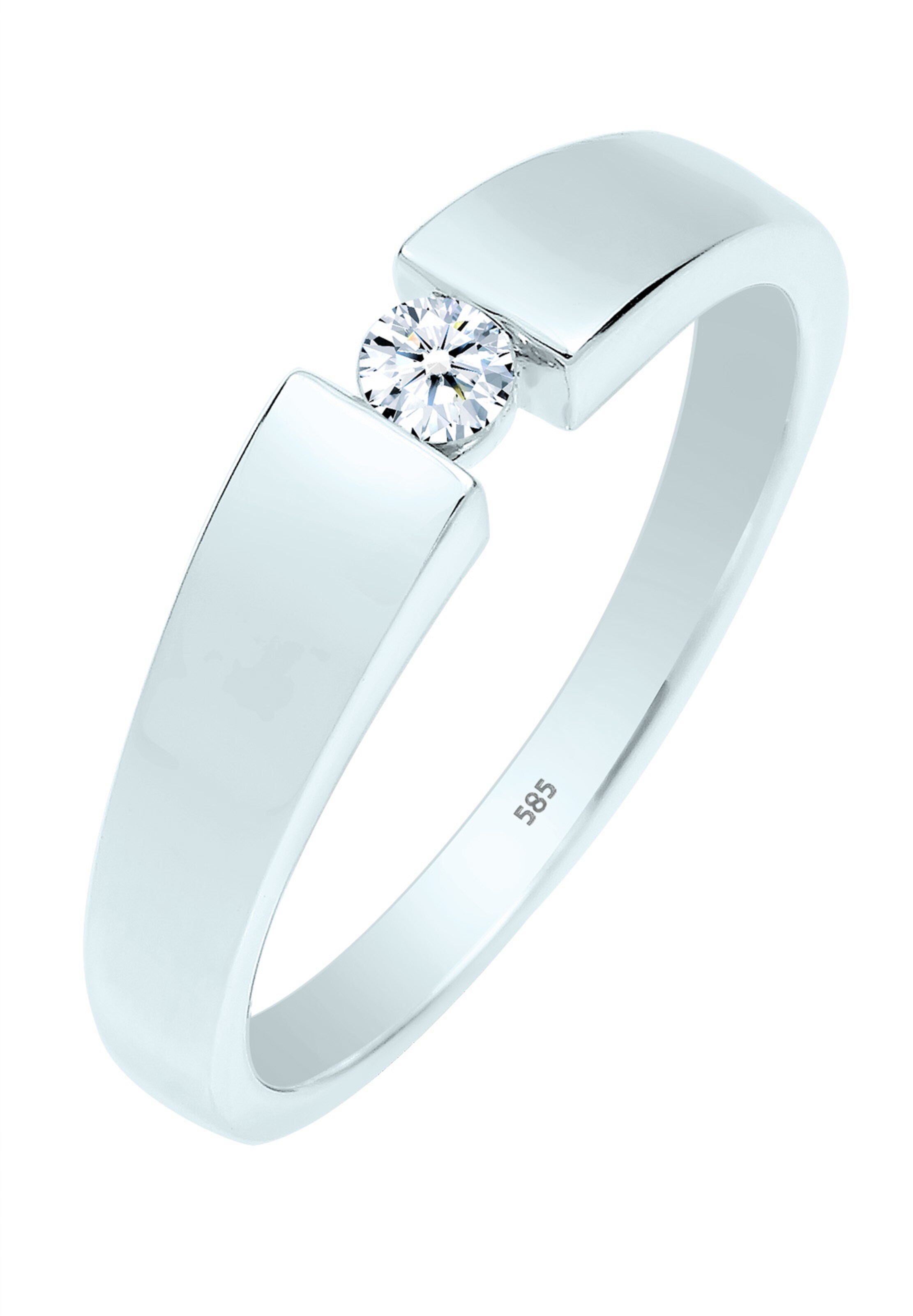 Elli DIAMONDS Ring in Silber: Vorderseite