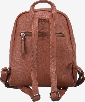 TOM TAILOR Backpack 'Tinna' in Brown