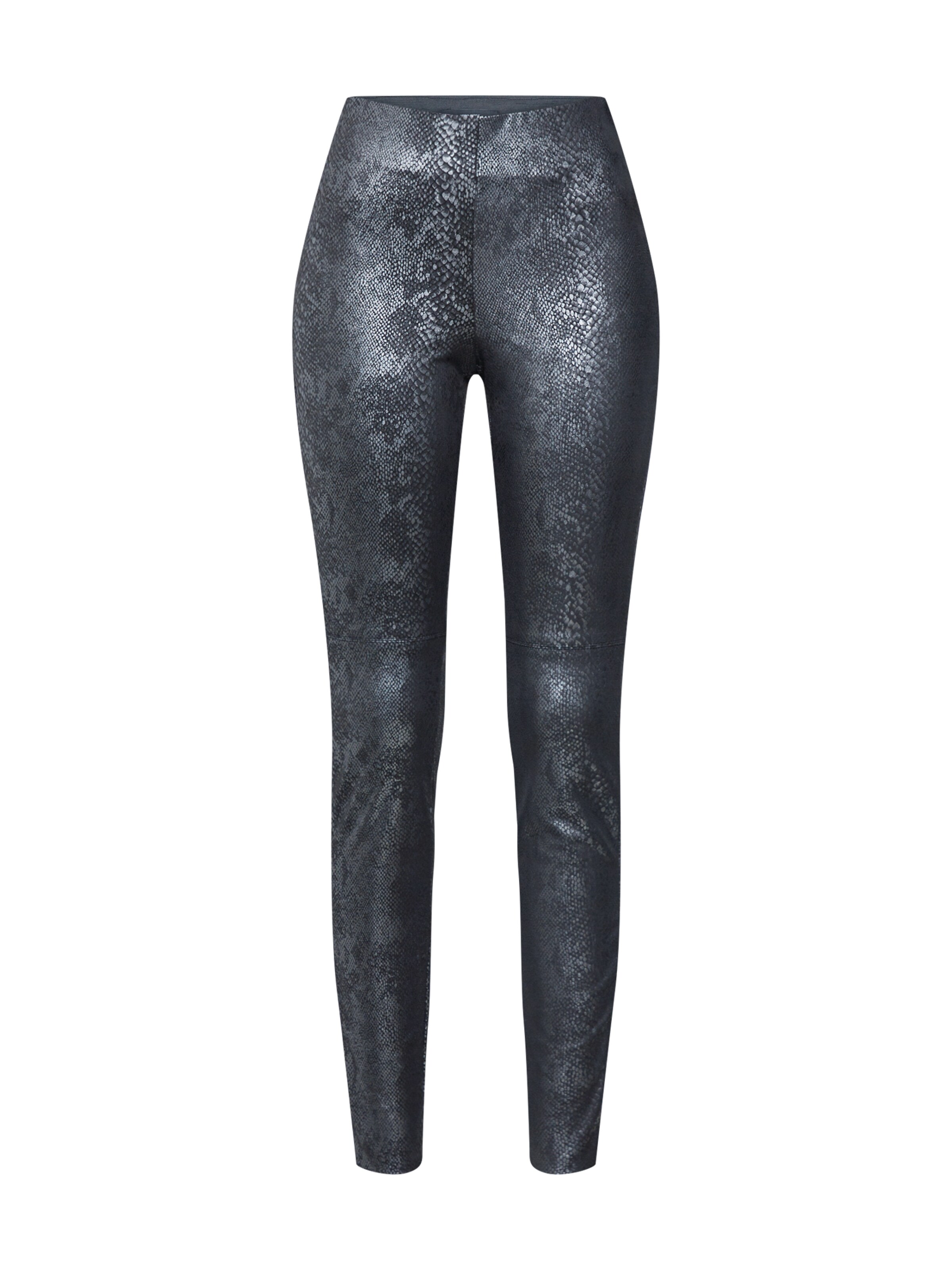 VERO MODA - Leggings 'DESTROY SNAKE HW FAUX SUEDE LEGGING' in de kleur Zwart