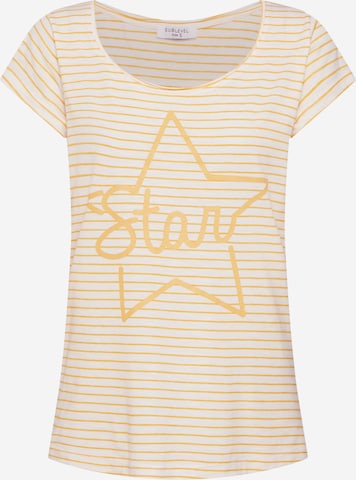 T-shirt Sublevel en jaune : devant