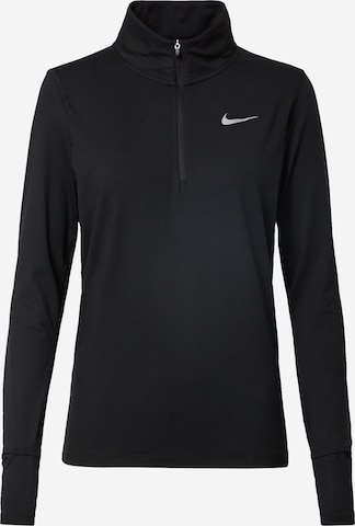 T-shirt fonctionnel 'ELEMENT' NIKE en noir : devant