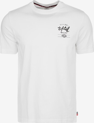 T-Shirt Herschel en blanc : devant