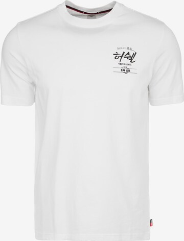 Herschel Shirt in Wit: voorkant