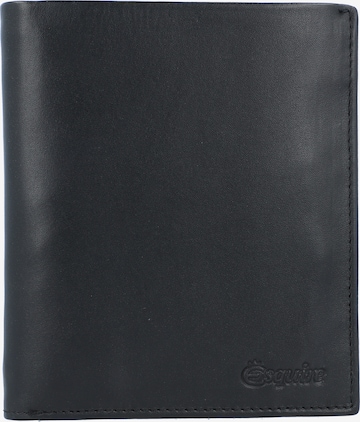 Esquire Wallet 'New Silk' in Black: front