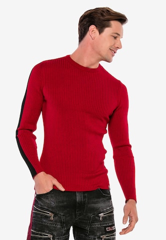 CIPO & BAXX Pullover in Rot