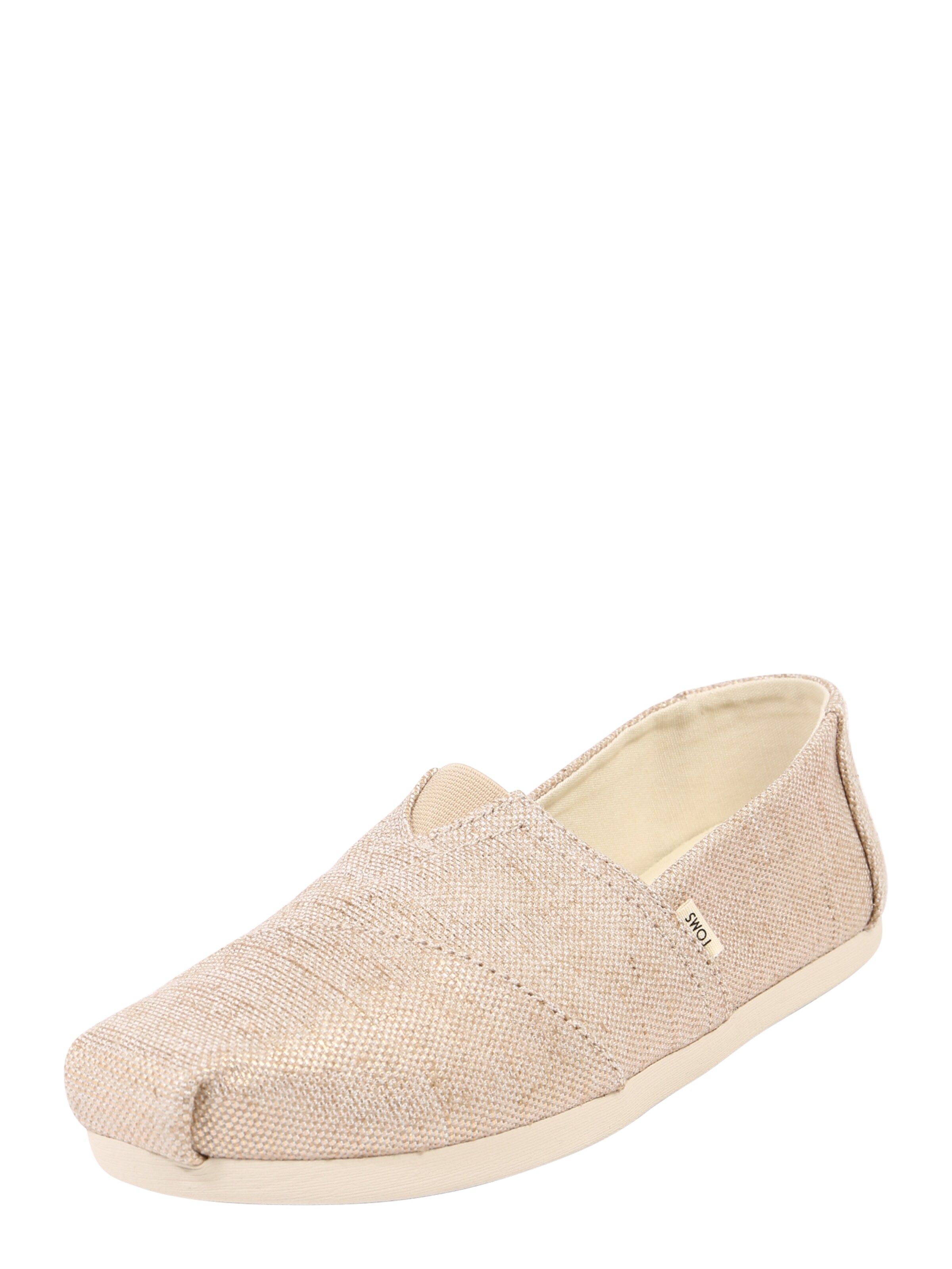 TOMS - Instappers 'ALPARGATA' in de kleur Beige
