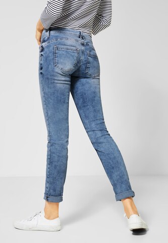 STREET ONE Slimfit Jeans 'Crissi' in Blau