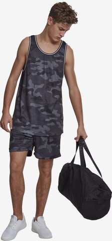 Urban Classics Tričko 'Camo Mesh' - Sivá