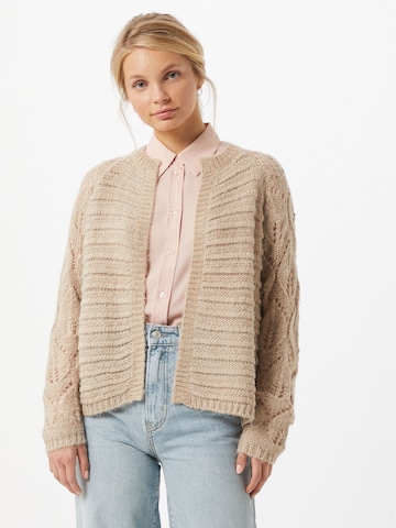ONLY Knit Cardigan 'Vanessa' in Beige: front