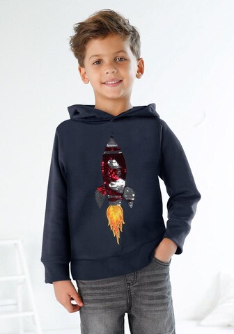 Kidsworld Sweatshirt in Blue: front