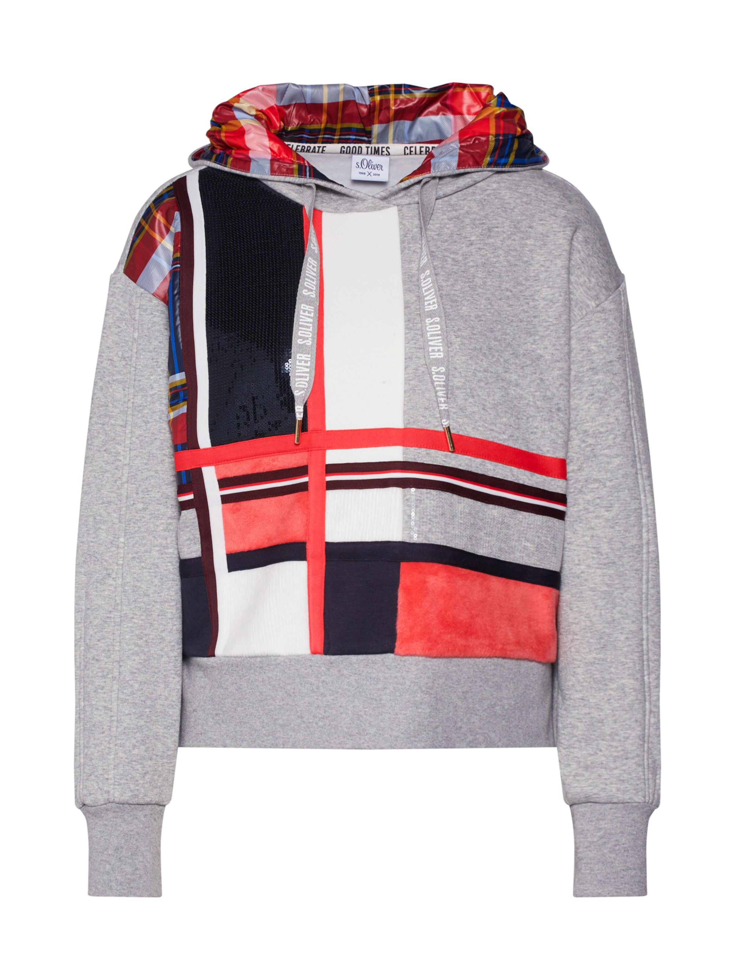 s.Oliver - Sweatshirt in de kleur Grijs