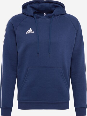 Hanorac sport 'Core 18' de la ADIDAS SPORTSWEAR pe albastru: față