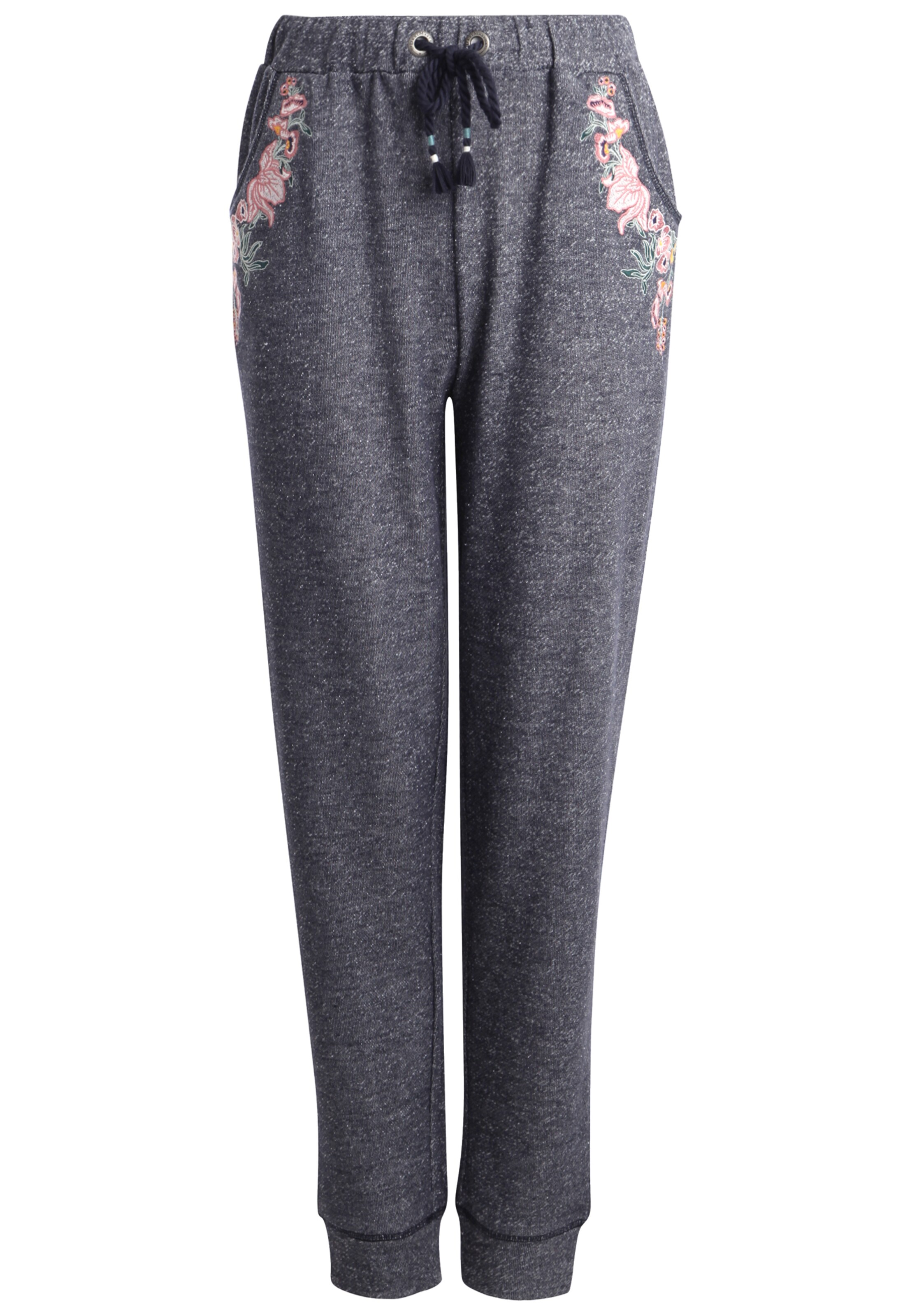 DREIMASTER - Broek in de kleur Grijs gemêleerd