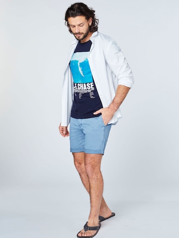 CHIEMSEE Regular fit Funkcionalna majica | modra barva