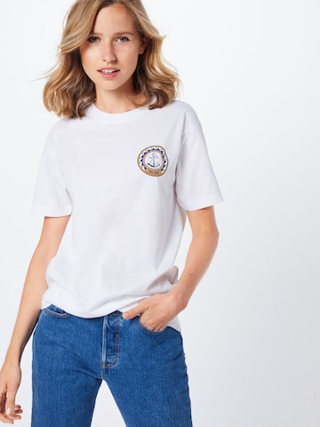 T-shirt 'Moin Moin' Merchcode en blanc